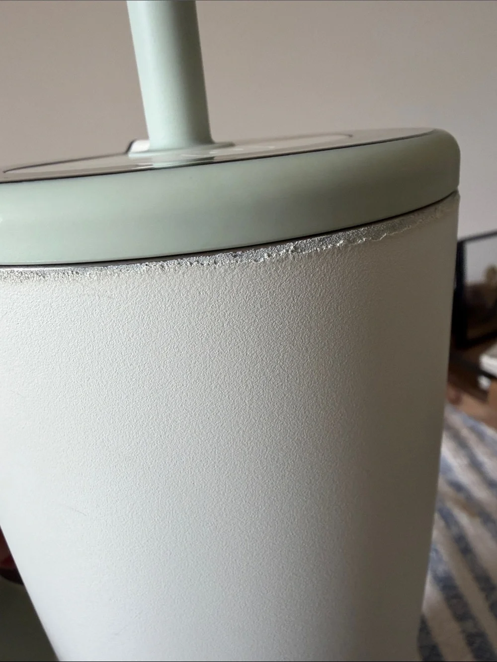 BrüMate Mint & White Ombre Insulated Tumbler with Handle and Straw
